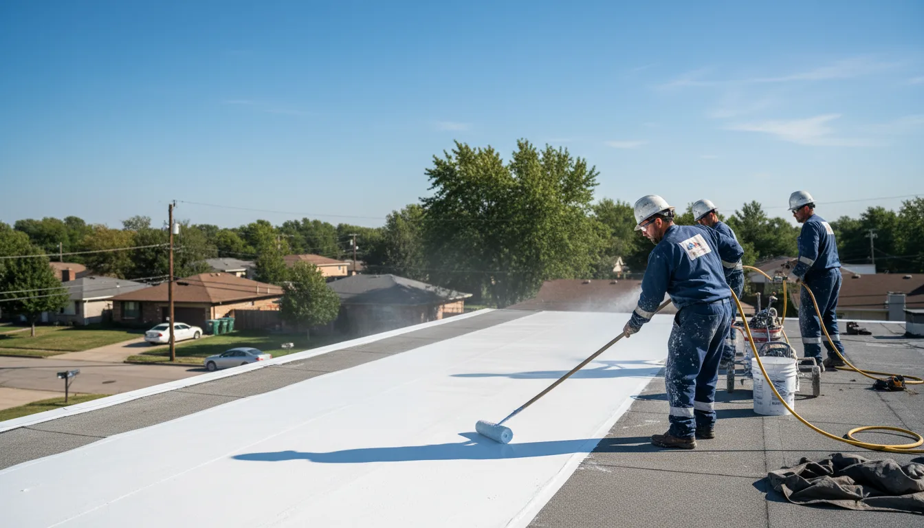 Commercial roof coating in Valera, TX near me